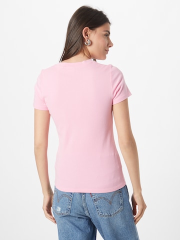 rožinė LEVI'S ® Marškinėliai 'Rib Baby Tee'