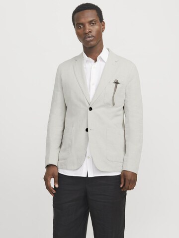 JACK & JONES Slim Fit Sakko 'JPRCCaron' in Grau: Vorderseite