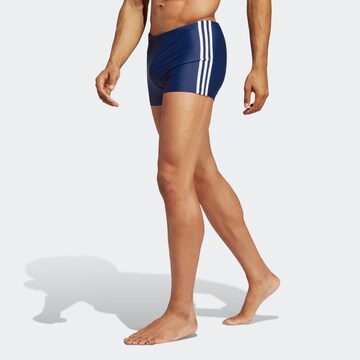 ADIDAS PERFORMANCE Athletic Swim Trunks in Blue: front