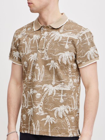 BLEND Shirt 'Polo' in Beige