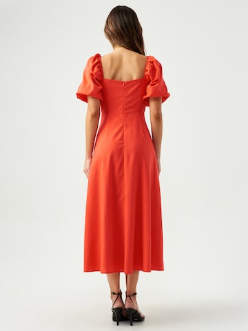 Sável Φόρεμα 'LUA' σε κόκκινο: πίσω