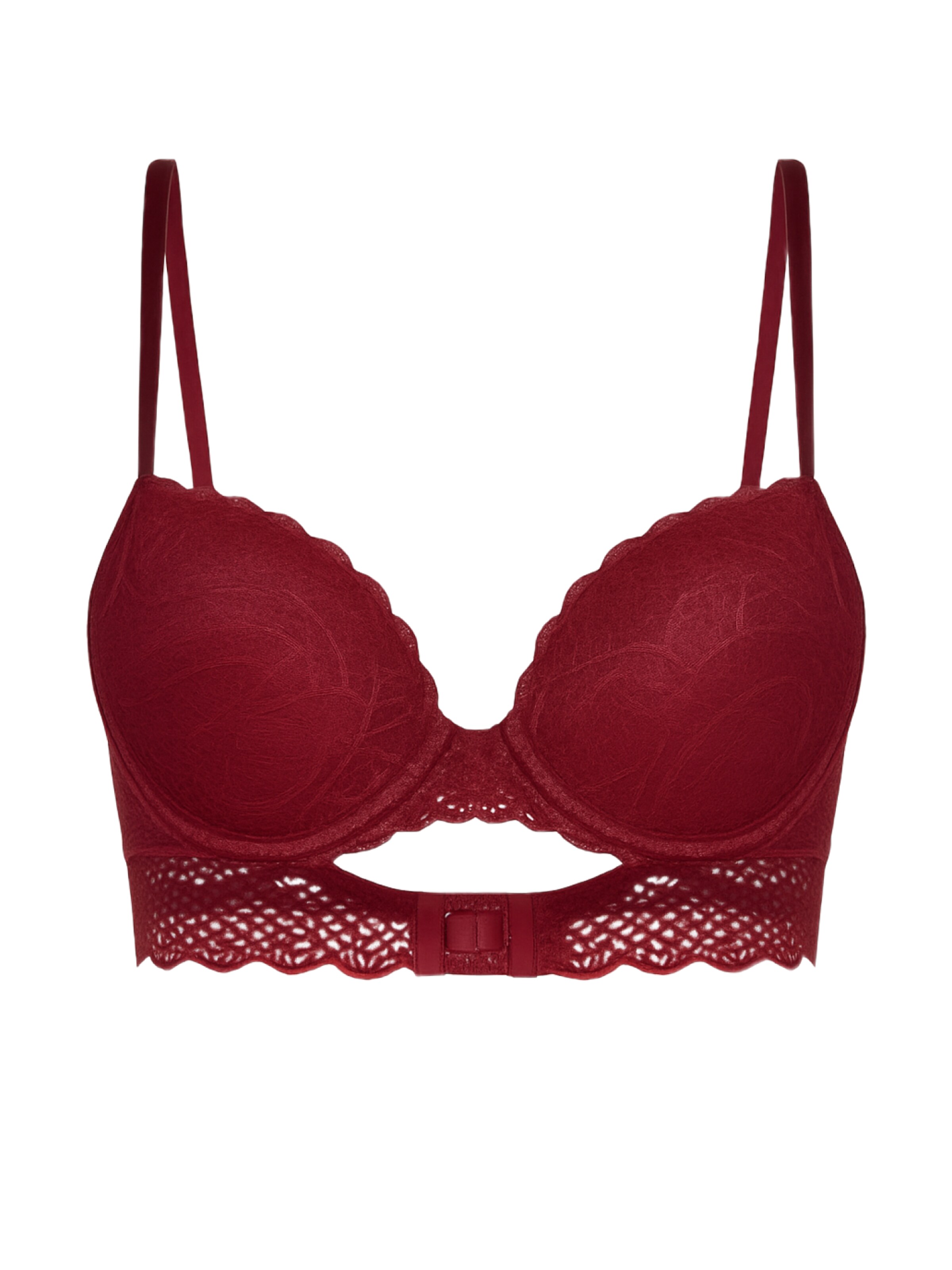 C&City Push-up BH in Rood: voorkant