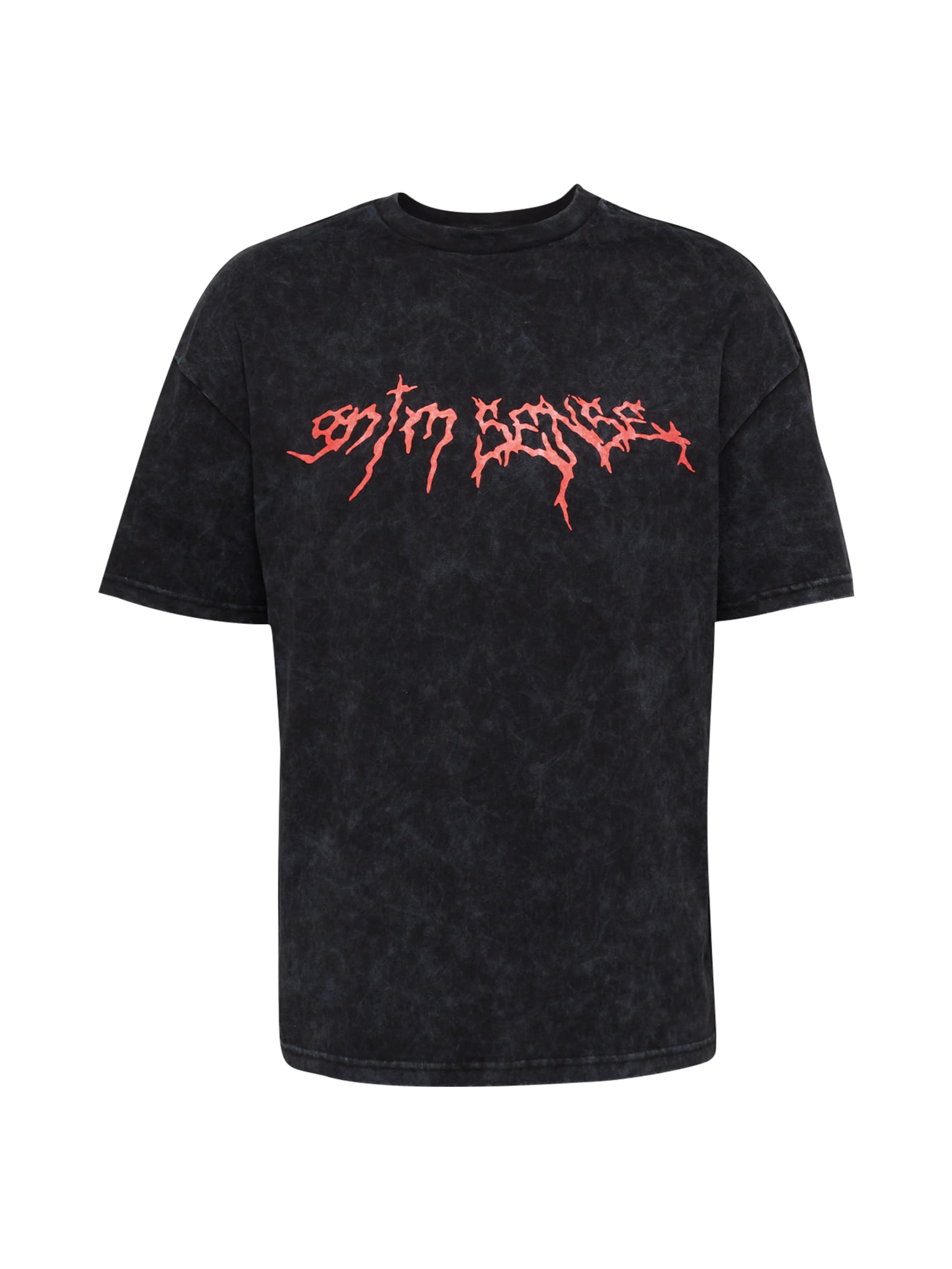 9N1M SENSE Μπλουζάκι σε μαύρο: μπροστά