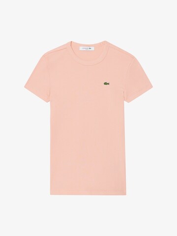 LACOSTE - Camisa em rosa: frente