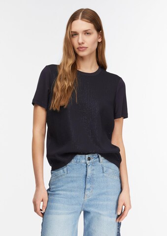COMMA Shirt in Blue: front