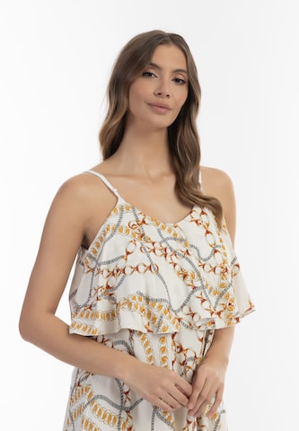 faina - Vestido de verão em branco