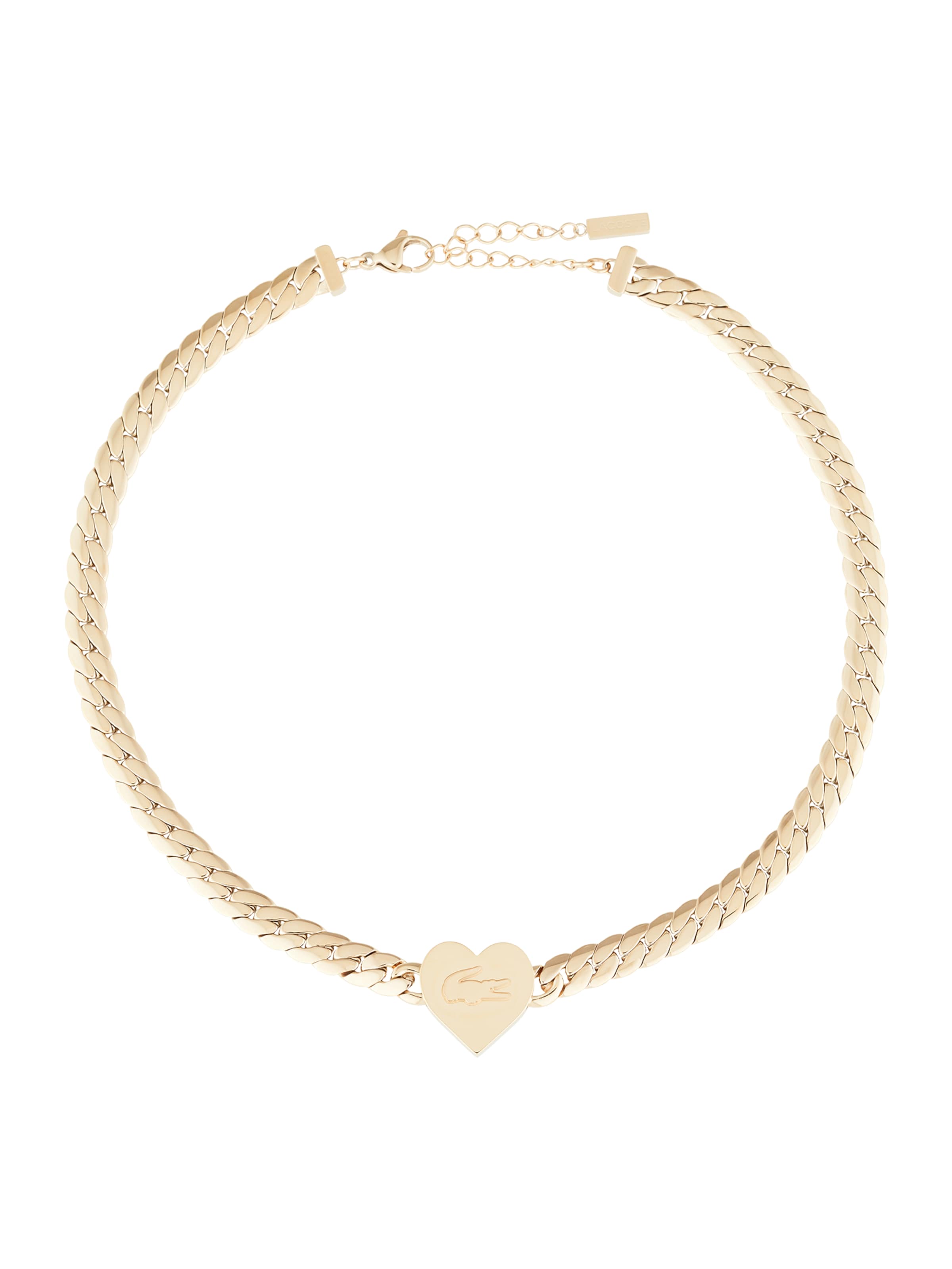 LACOSTE Náramok 'LOVE MY CROC' - Zlatá: predná strana