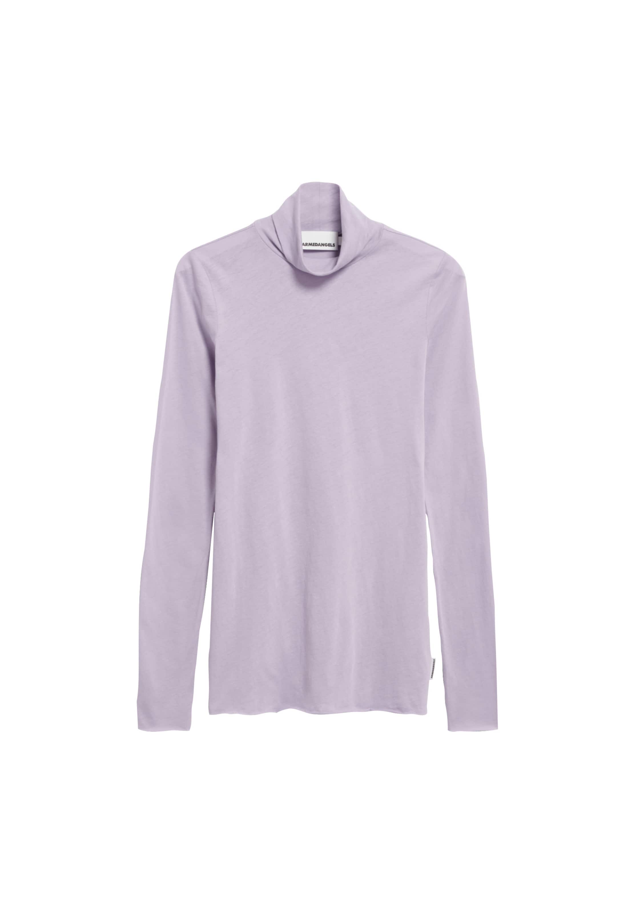 ARMEDANGELS Longsleeve SOFT in Lila: Vorderseite