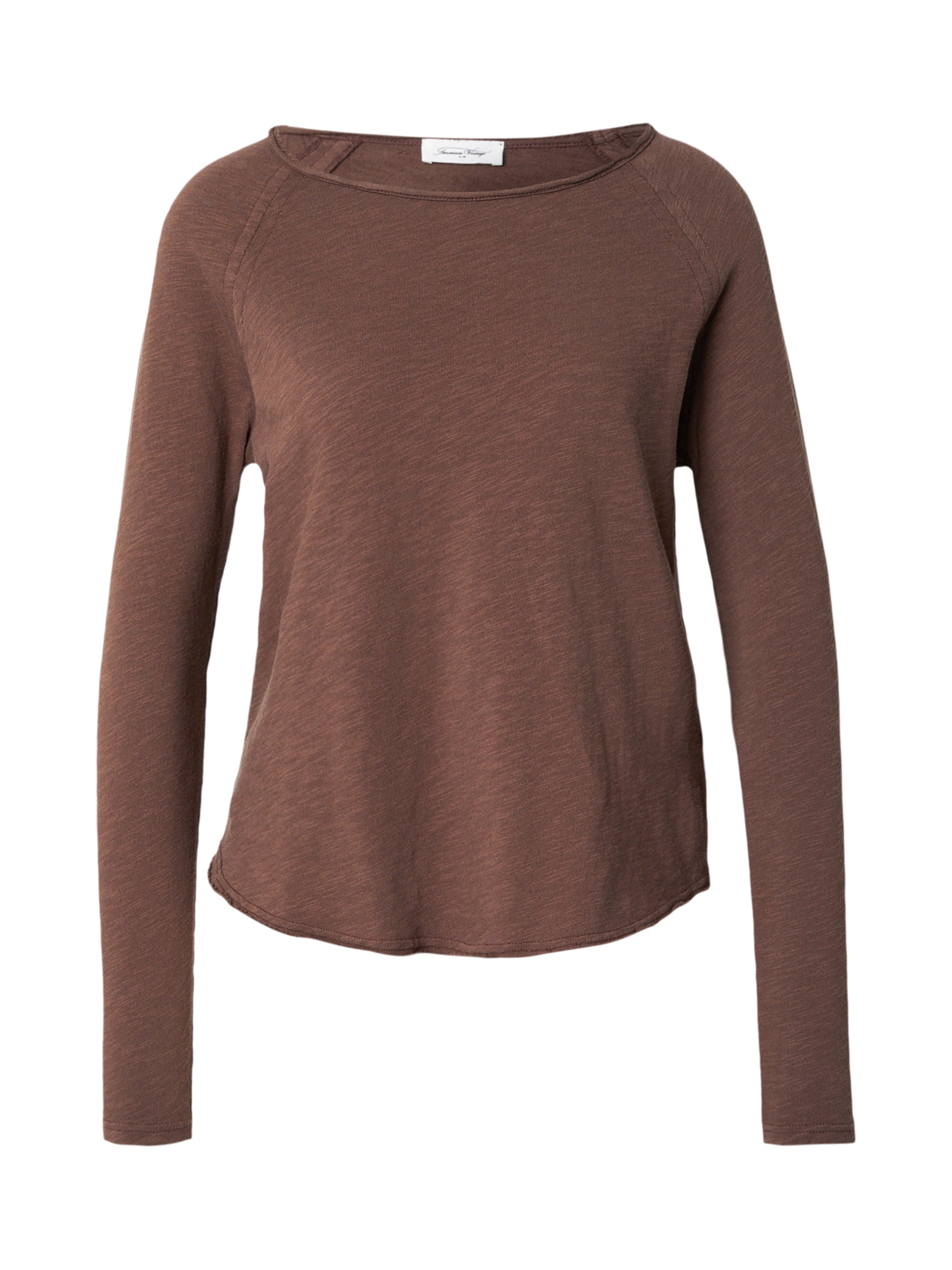 AMERICAN VINTAGE Majica 'SONOMA' | rjava barva: sprednja stran