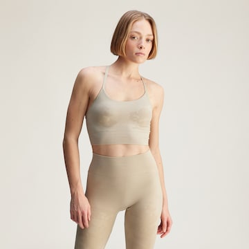 Bustino Reggiseno sportivo 'TrueStrength' di ADIDAS BY STELLA MCCARTNEY in beige: frontale