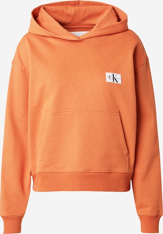 Calvin Klein Jeans Sweatshirt i orange: framsida