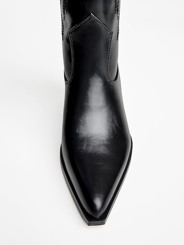 Bottes de cowboy 'BOTA' Bershka en noir
