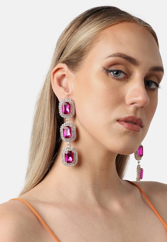 Boucles d'oreilles 'Aggy' SOHI en rose