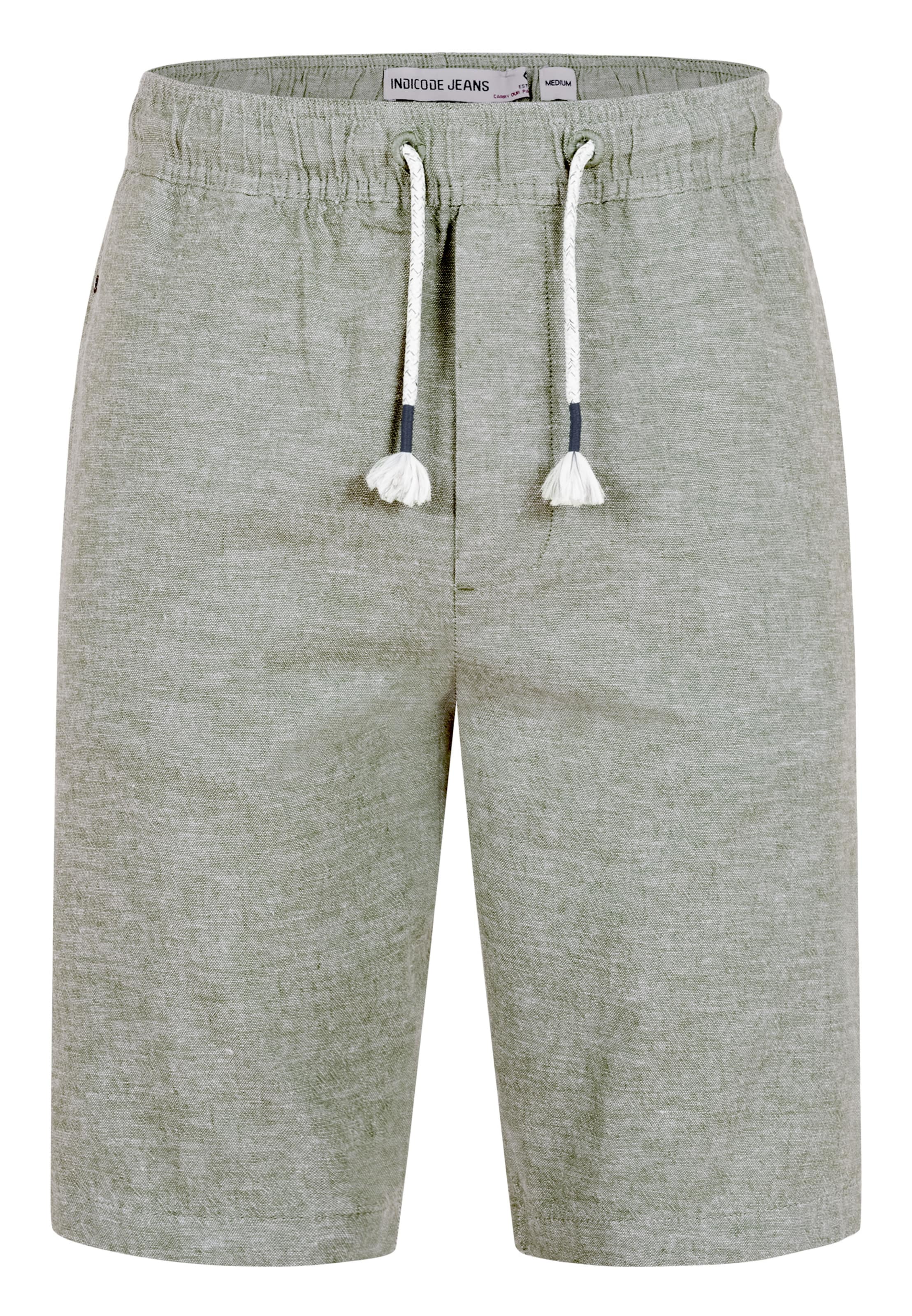 INDICODE JEANS Chino Pants 'Lino' in Pastel green, Item view