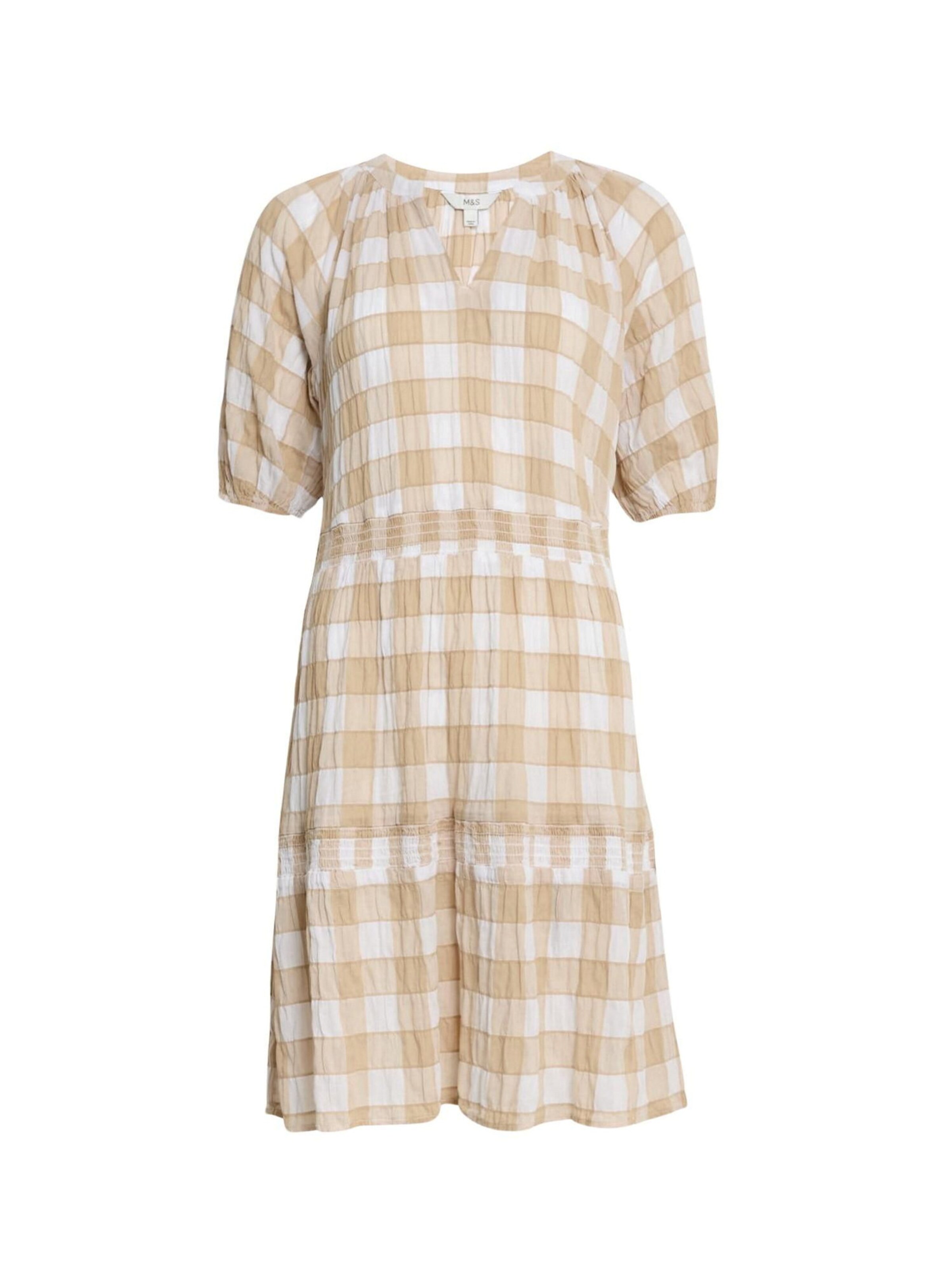 Abito camicia di Marks & Spencer in beige: frontale