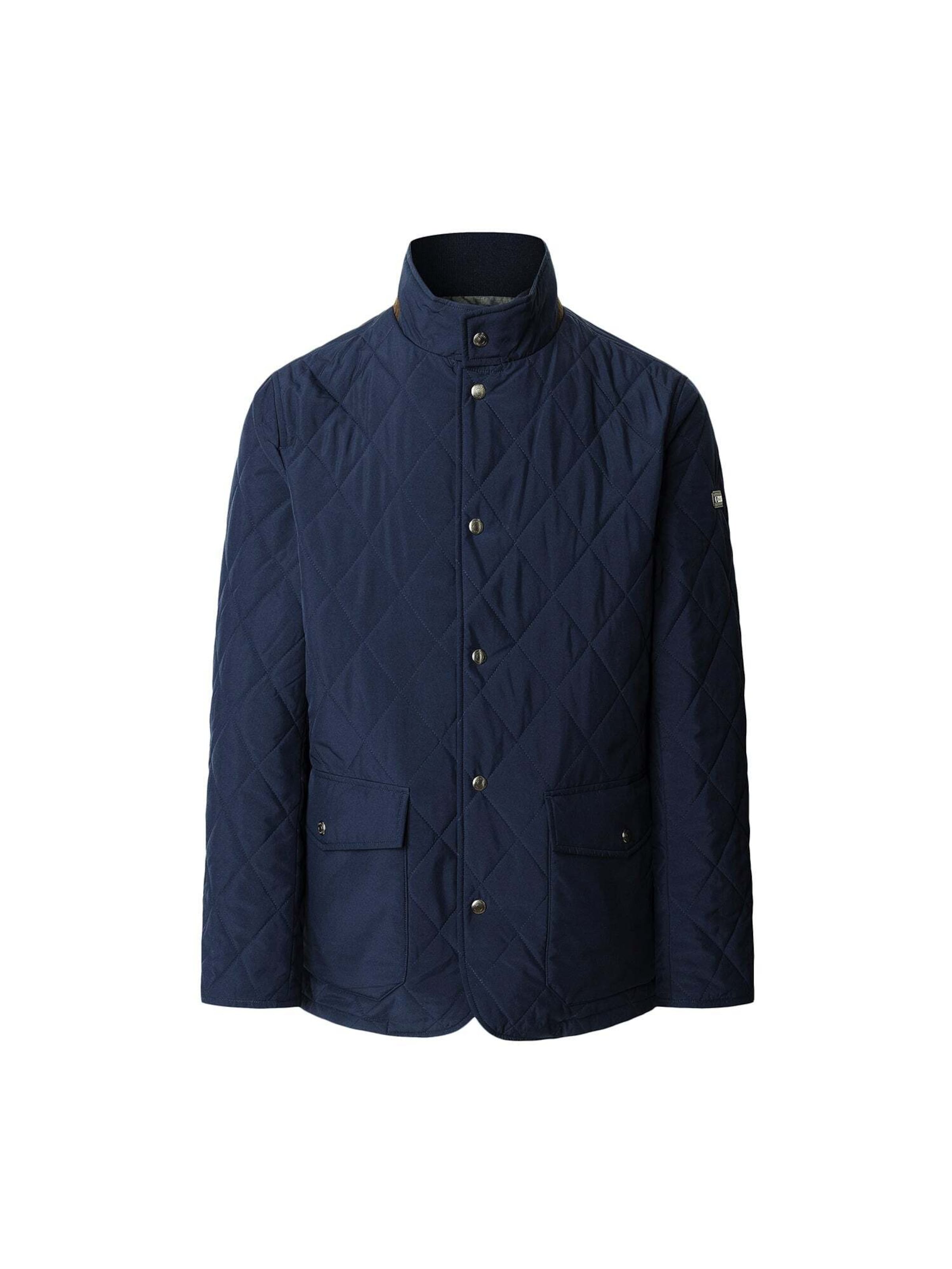 Hackett London Tussenjas in Blauw: voorkant