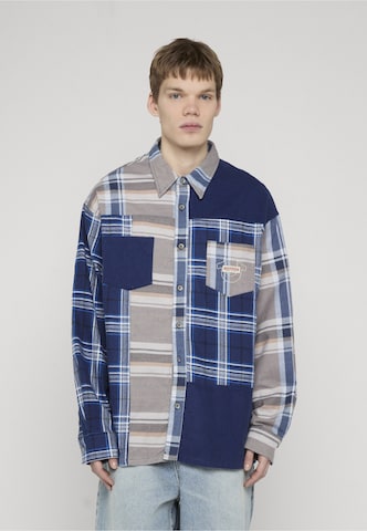 True Religion Pohodlné nošení Košile – modrá: přední strana