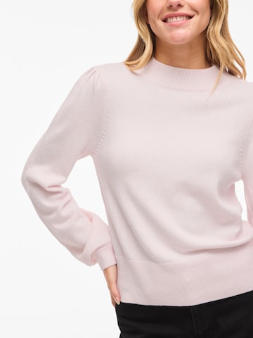 VILA Свитер 'VIRIL' в Ярко-розовый