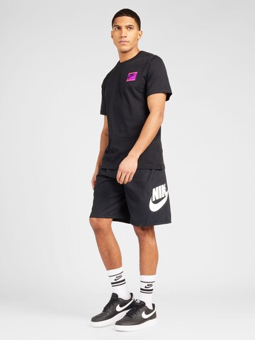 juoda Nike Sportswear Marškinėliai 'AIR'