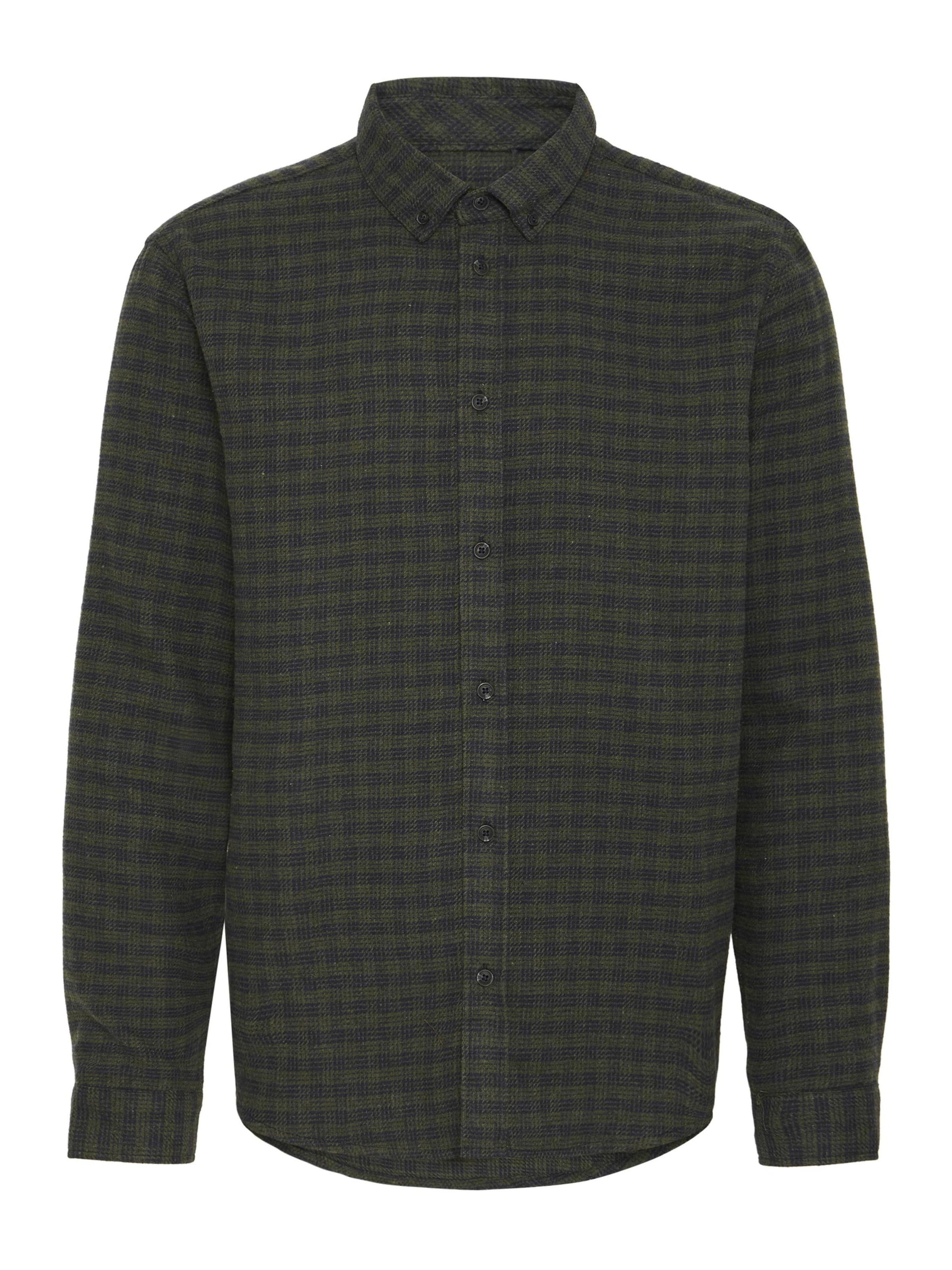 Coupe regular Chemise ' BHBARNEY ' BLEND en bleu : devant