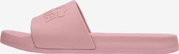 Claquettes / Tongs 'Kubota Women's Slip-On Light Green Basic Plain Pool Slides' Kubota en rose : devant