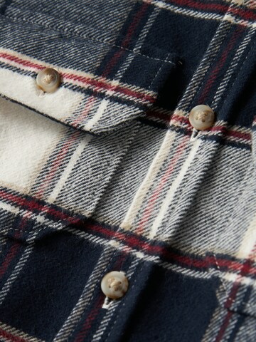 NAME IT Regular fit Button Up Shirt in Blue