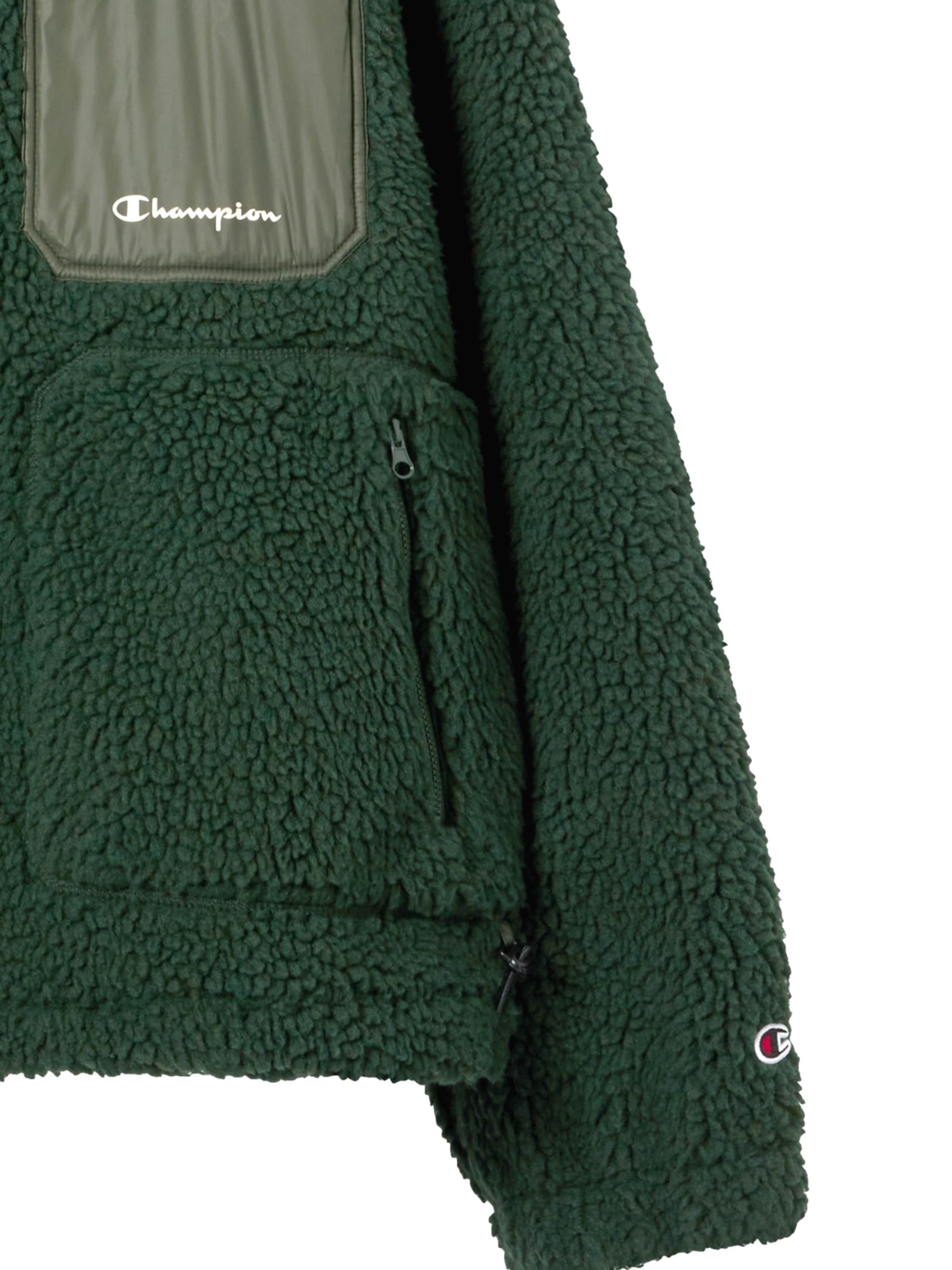 Giacca di pile di Champion Authentic Athletic Apparel in verde