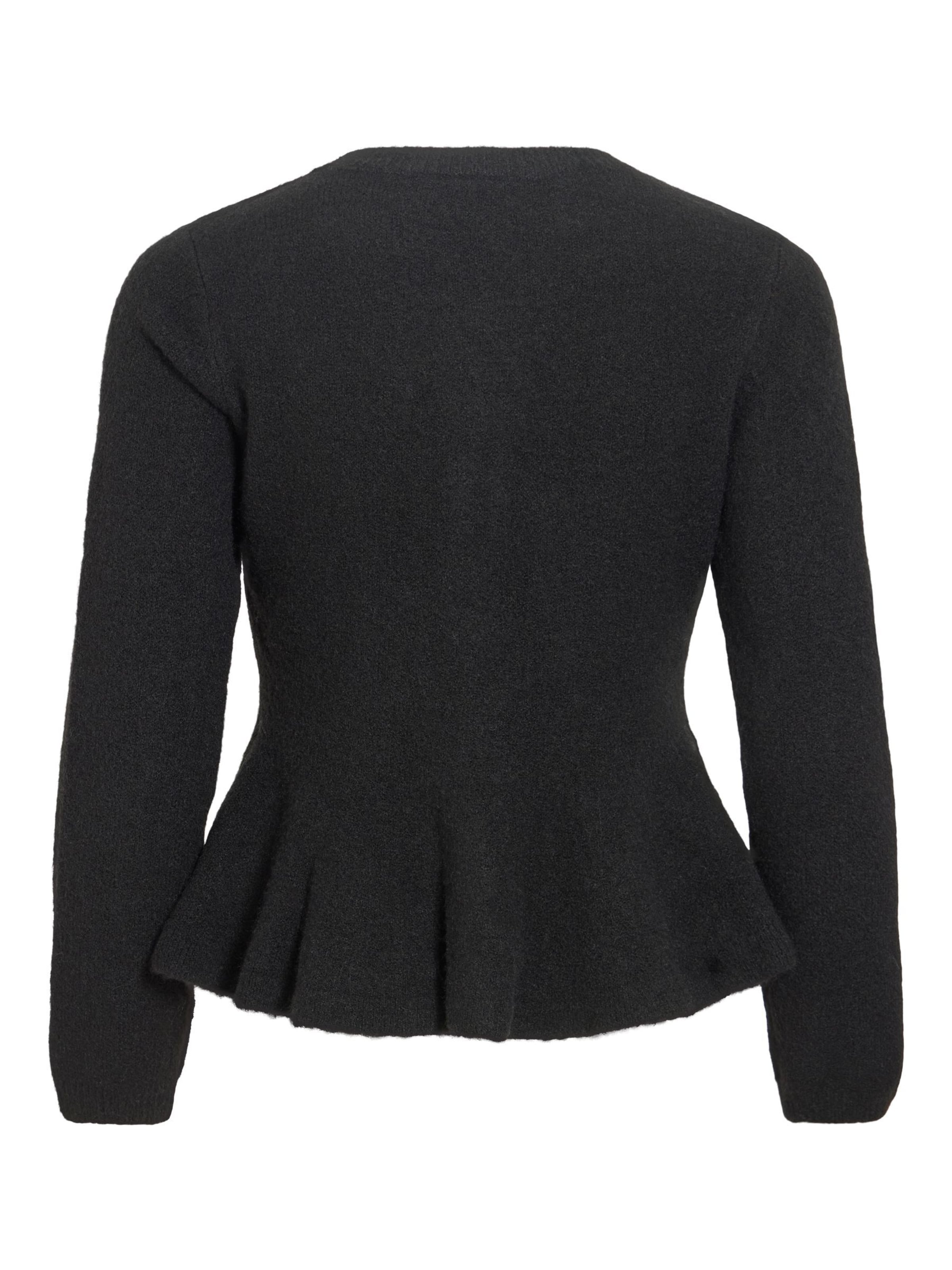 VILA Strickjacke 'VILuna' in Schwarz