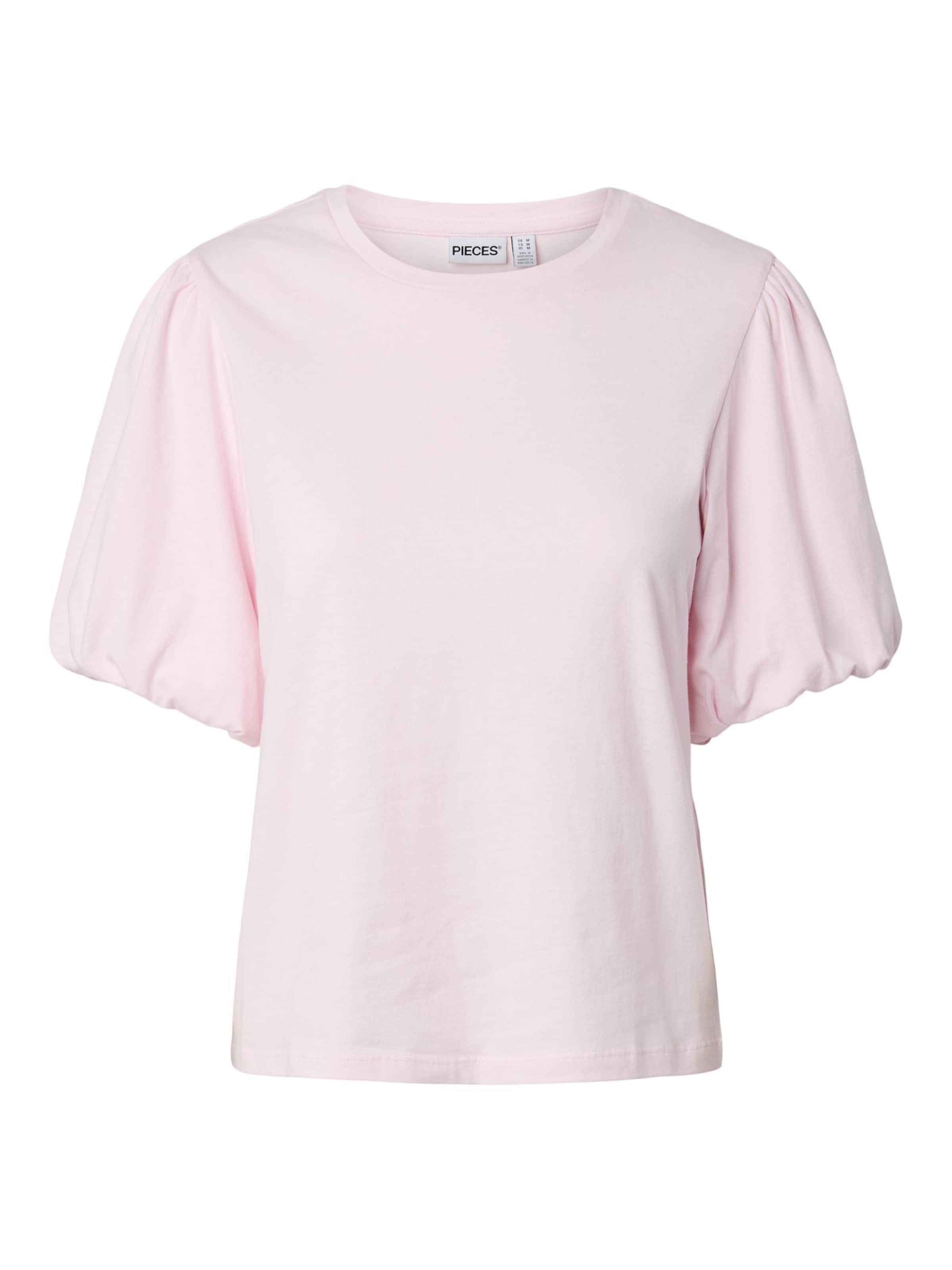 PIECES Shirt in Roze: voorkant