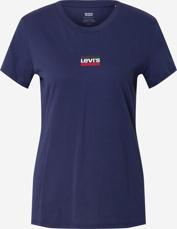 LEVI'S ® Shirt 'The Perfect Tee' in Blauw: voorkant