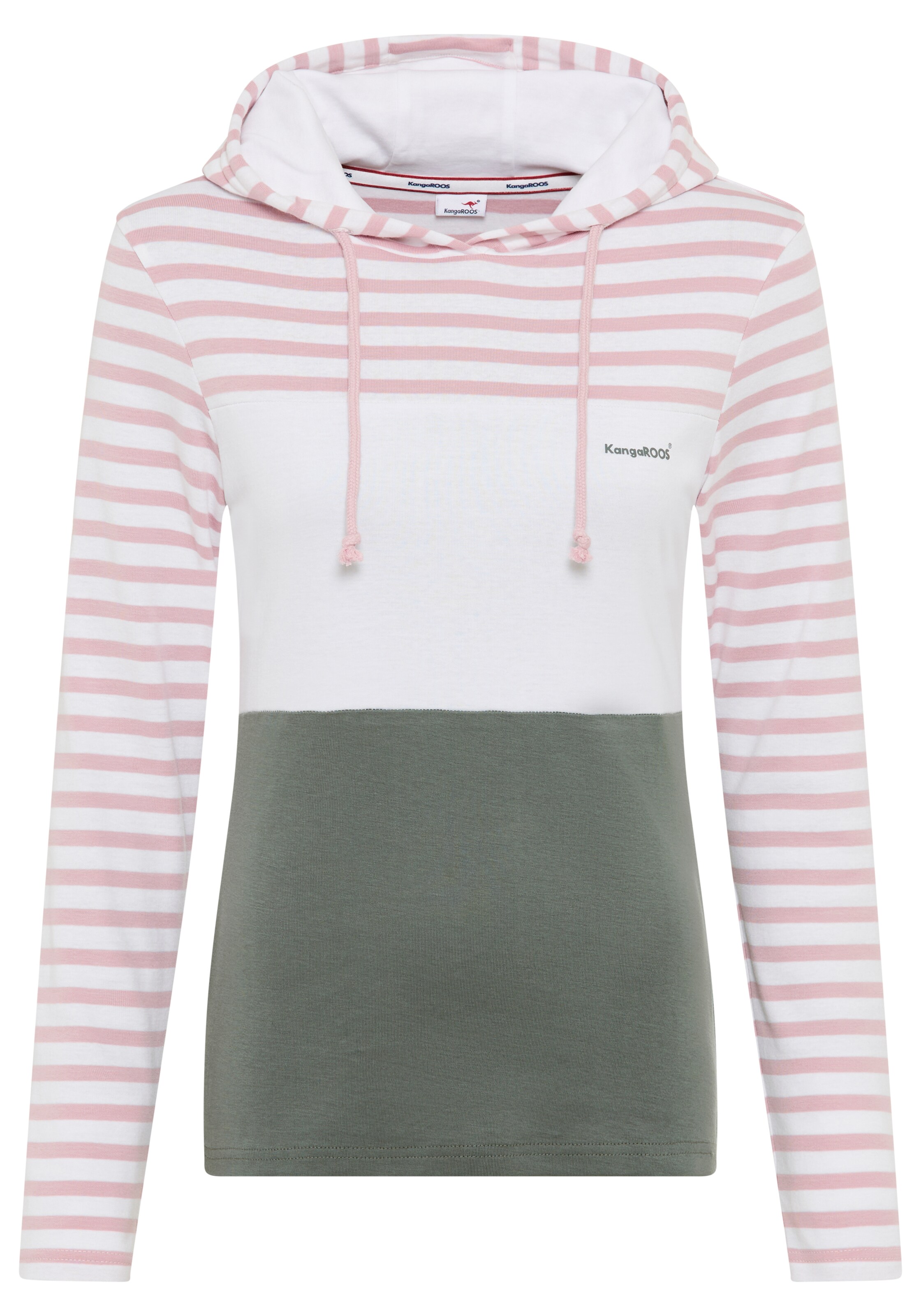 KangaROOS Sweatshirt in White: front