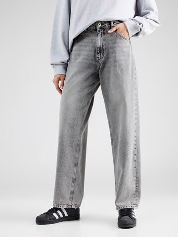 HUGO Loosefit Jeans 'Leni_B' i grå: framsida