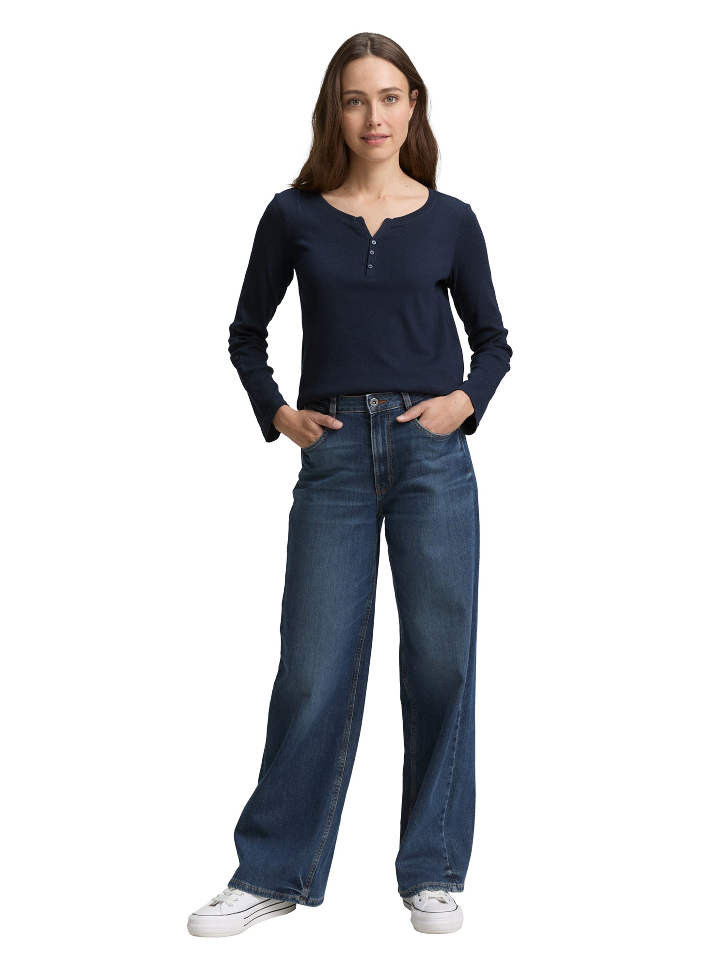 TOM TAILOR Shirt in Blue