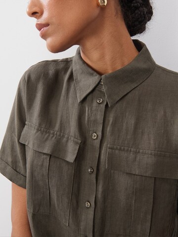Someday Shirt dress 'Quinty' in Green