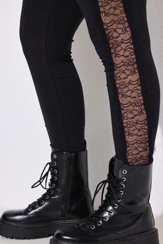 MIAMODA Skinny Leggings in Schwarz