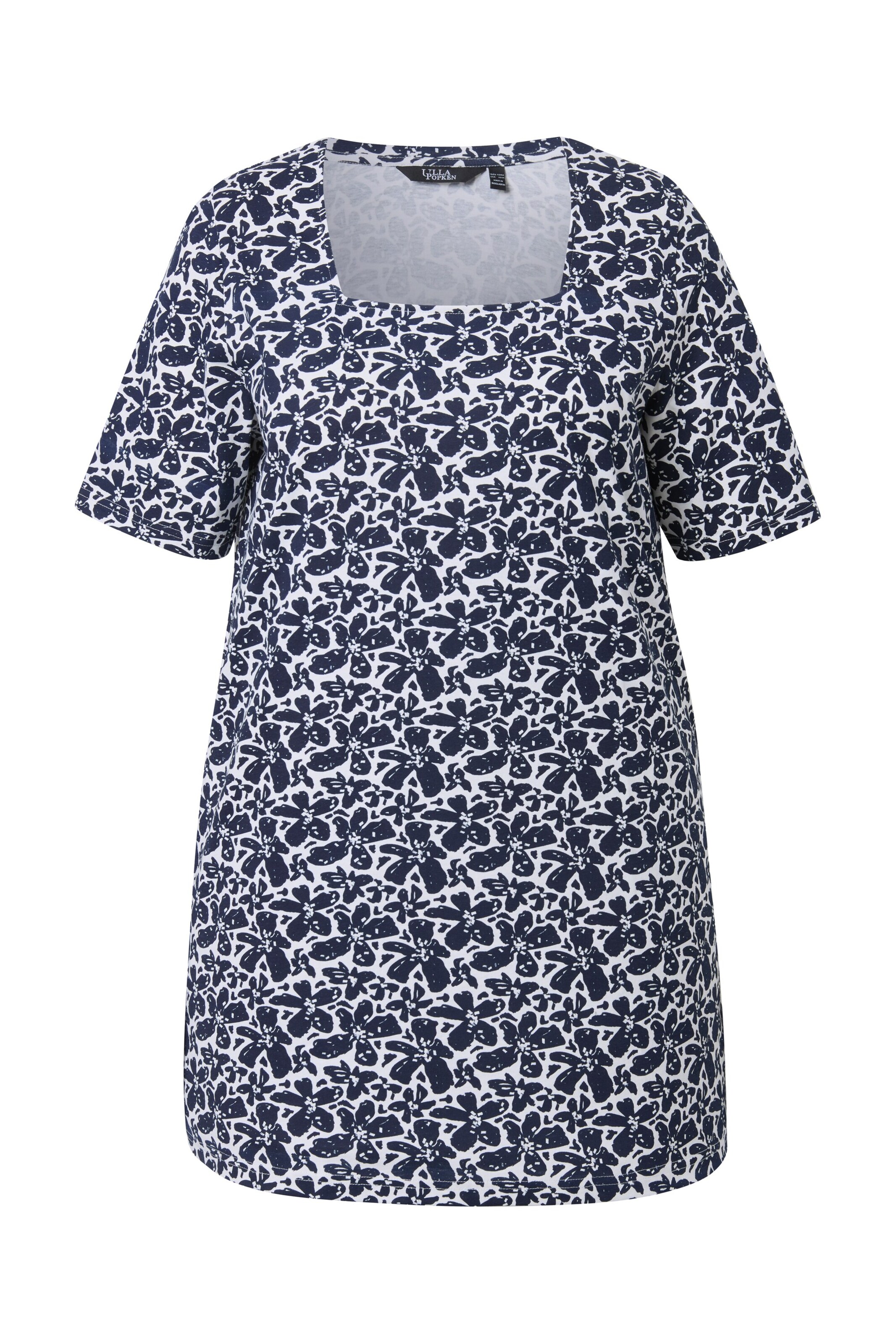 Ulla Popken Shirt in Blau: Vorderseite