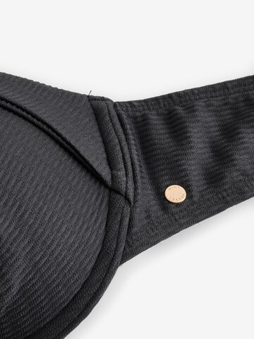 Mint Velvet T-shirt Bikinitop in Zwart