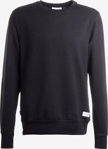 mazine Sweatshirts ' Burwood Sweater ' in Schwarz: front