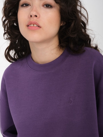 Volcom Sweater ' STONE HEART UP CREW ' in Purple