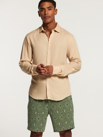 Regular Pantalon 'Intarsia' Shiwi en vert