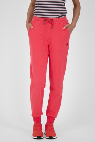 Alife and Kickin Tapered Broek 'MonalieAK' in Roze: voorkant