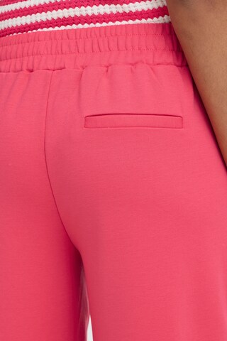 ICHI Wide Leg Hose 'IHKate' in Pink
