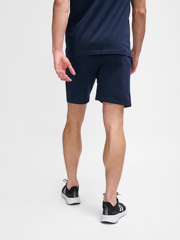 Hummel Regular Sportbroek 'Active' in Blauw