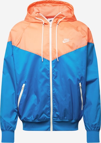 Veste mi-saison Nike Sportswear en bleu : devant