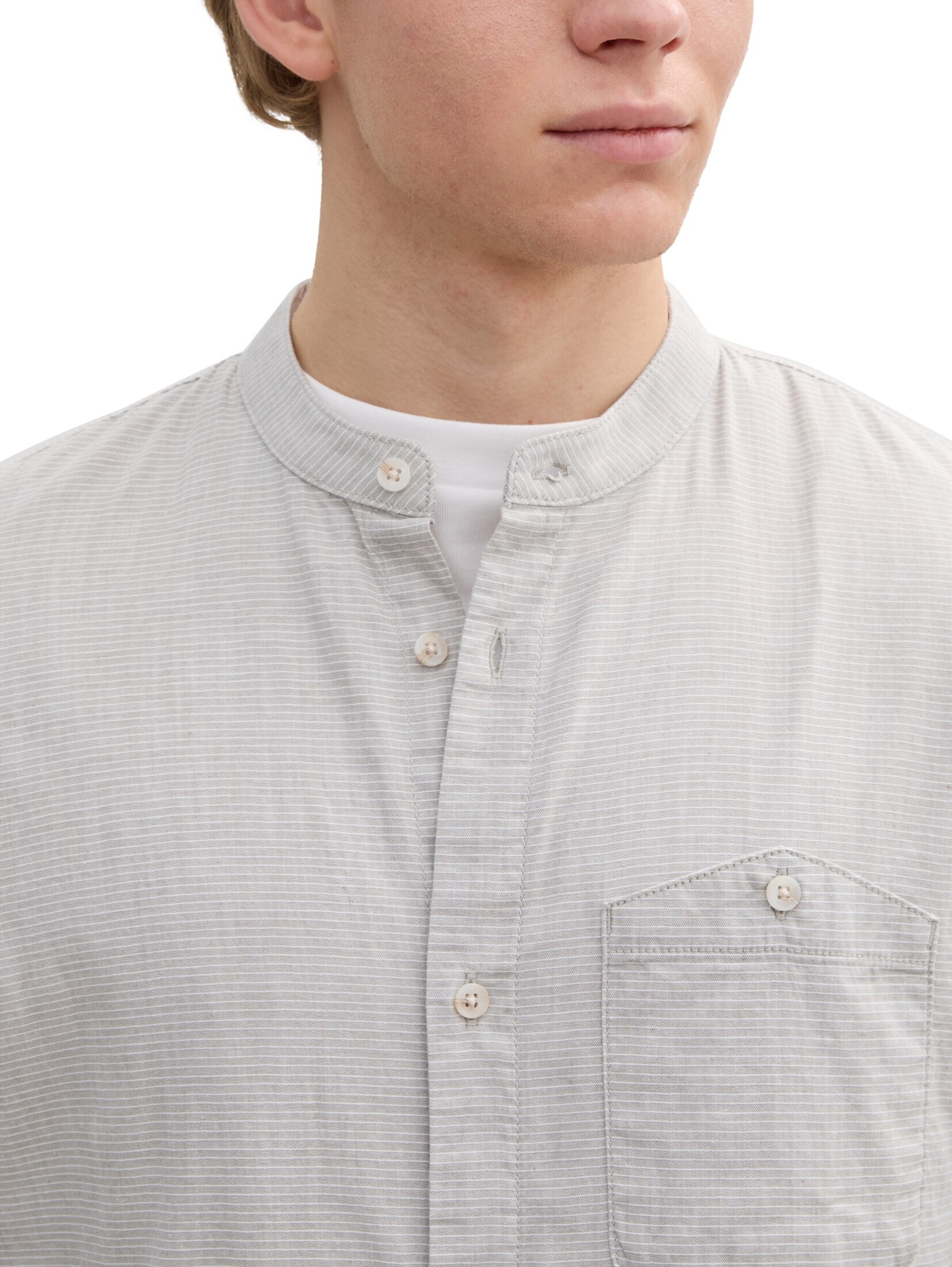 TOM TAILOR DENIM Regular Fit Hemd in Grün