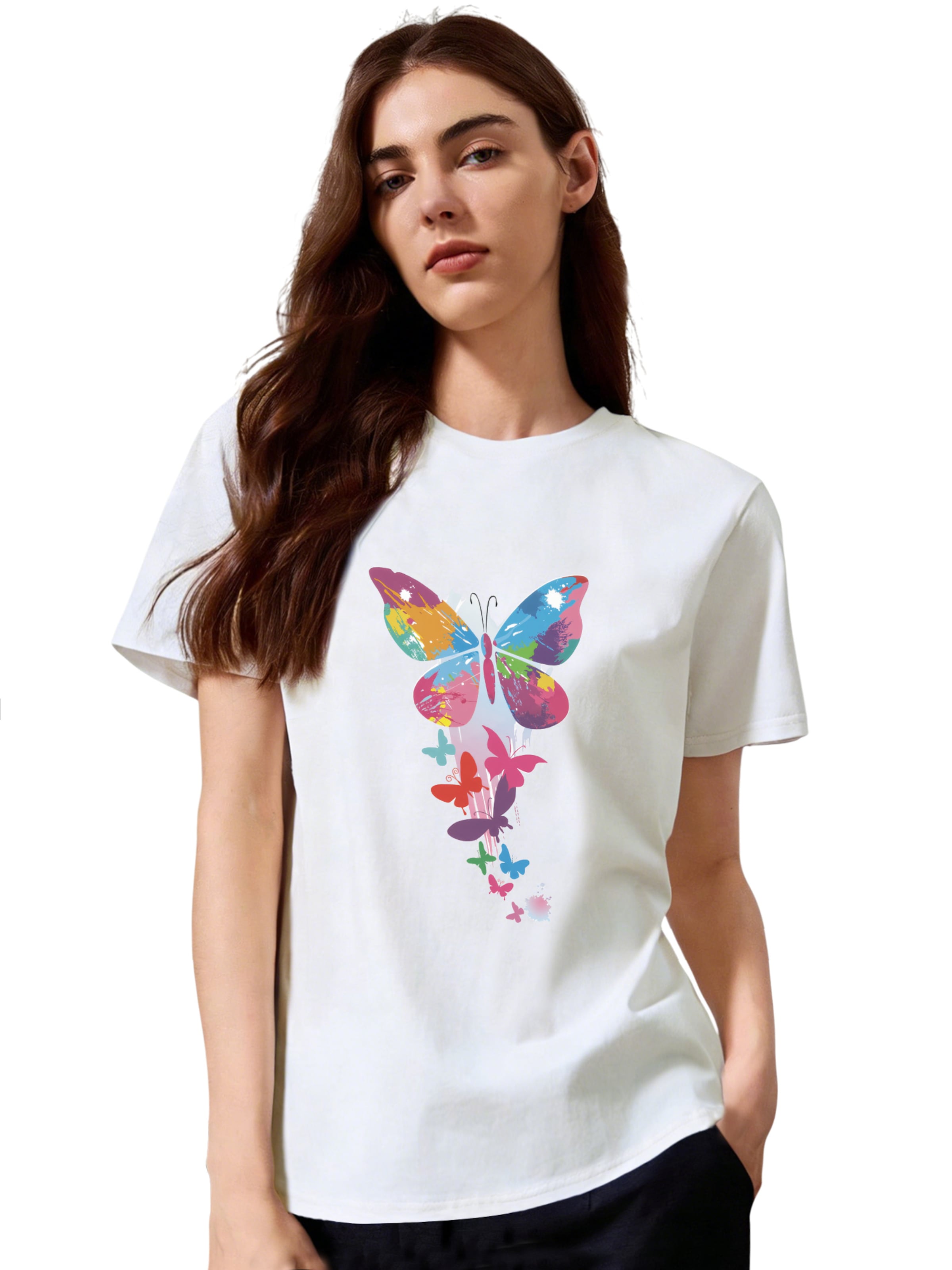 T-shirt GORHEY en blanc : devant