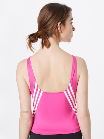 ADIDAS PERFORMANCE Sporttop 'Train Icons 3-Stripes' in Pink
