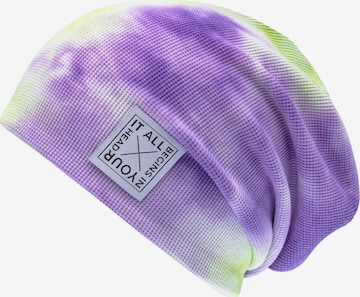 Bonnet 'Ubud' chillouts en violet : devant