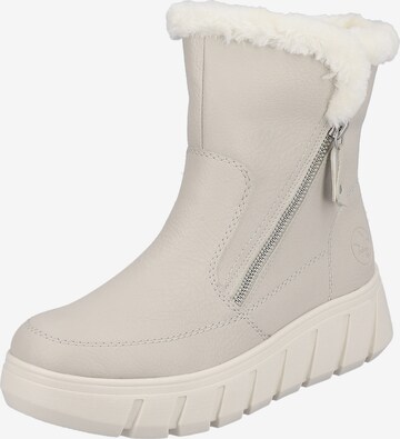 Rieker Boots 'Y3581' in Beige: front