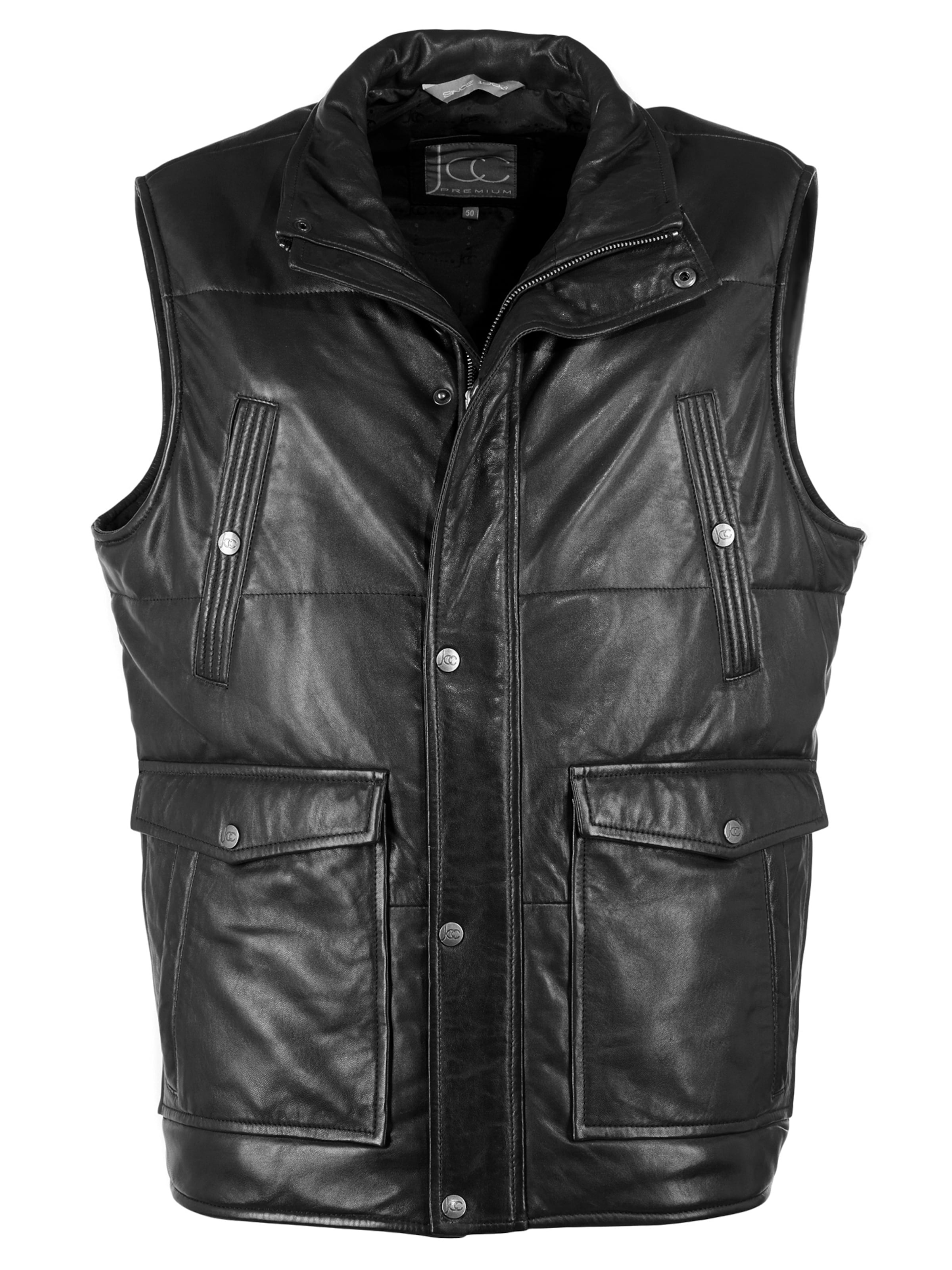 JCC Vest in Black: front